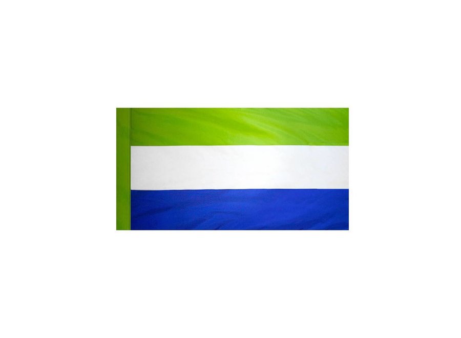 Sierra Leone Flag with Polesleeve