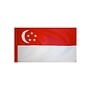 Singapore Flag with Polesleeve
