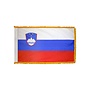 Slovenia Flag with Polesleeve & Fringe