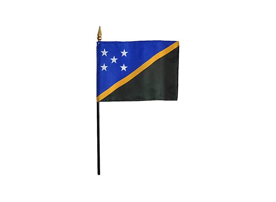 Solomon Islands Stick Flag 4x6 in