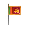 Sri Lanka Stick Flag 4x6 in