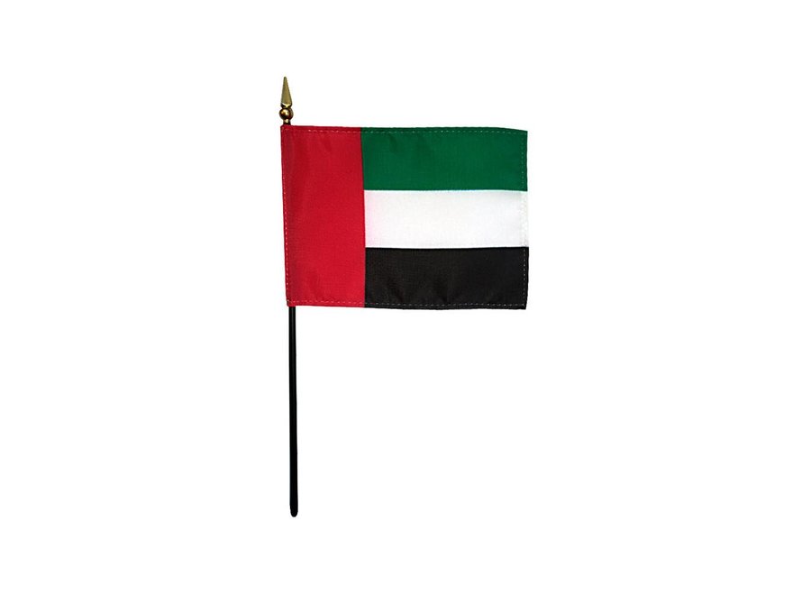 United Arab Emirates Stick Flag 4x6 in