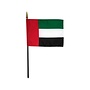 United Arab Emirates Stick Flag 4x6 in