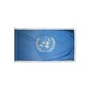 United Nations Flag with Polesleeve & Fringe