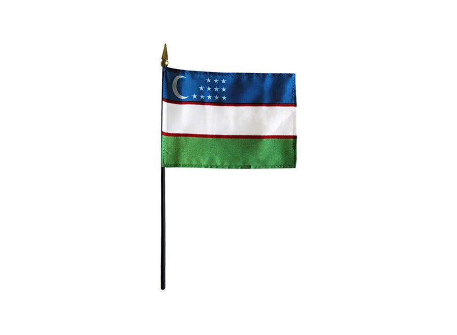 Uzbekistan Stick Flag
