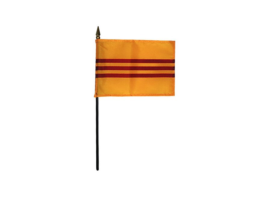 South Vietnam Stick Flag 4x6 in