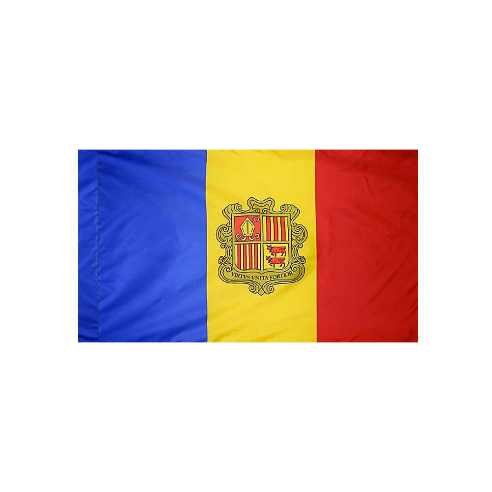 Andorra Flag with Polesleeve