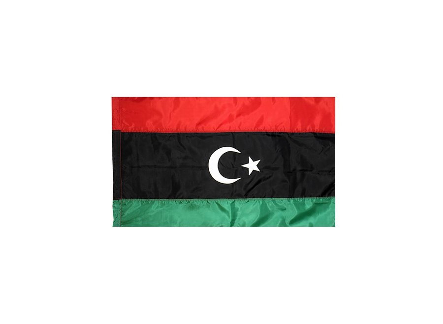 Libya Flag with Polesleeve