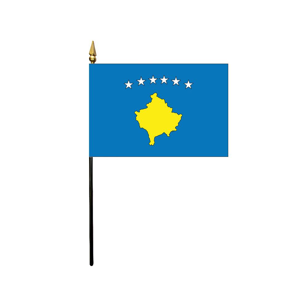 Kosovo 12in x 18in Mounted Flag