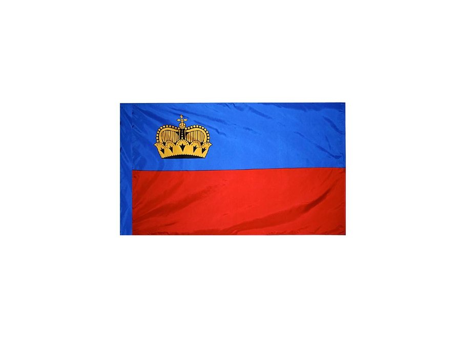 Liechtenstein Flag with Polesleeve