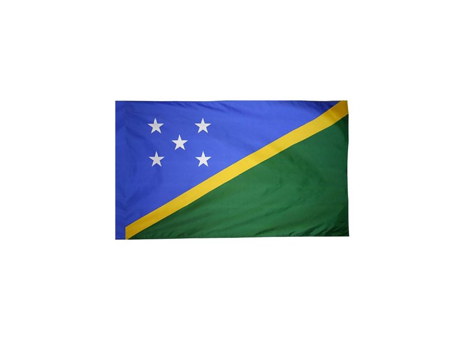 Solomon Islands Flag with Polesleeve