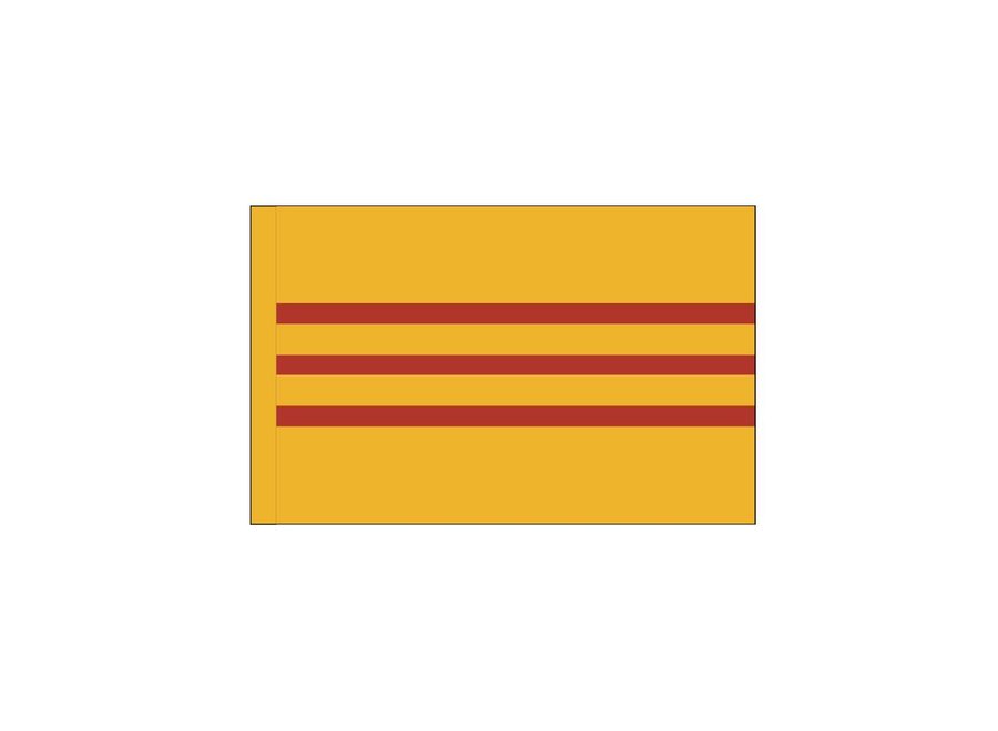 South Vietnam Flag with Polesleeve