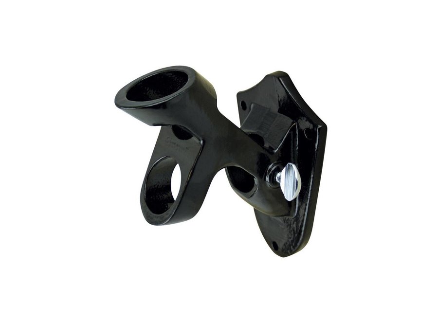 Black 2-Option Bracket for 1 in. Diameter Flagpole