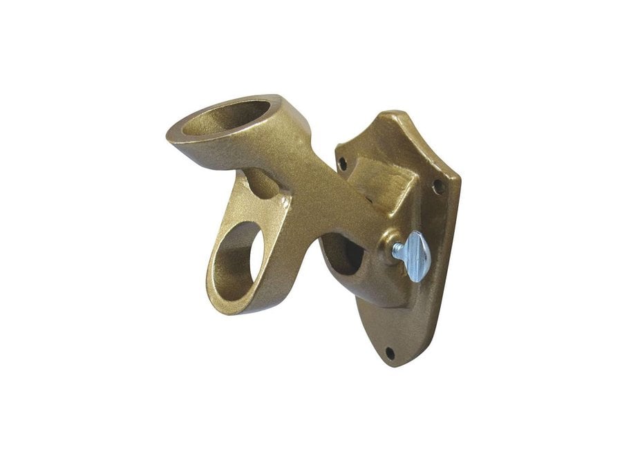 Gold 2-Option Bracket for 1 in. Diameter Flagpole