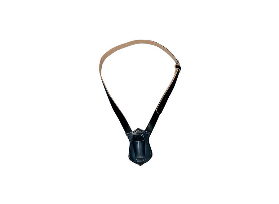 Single-Strap Leather Flagpole Carrying Belts