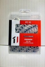 SRAM SRAM PC-X1 Chain - 11-Speed, 118 Links, Silver/Black