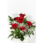 Bouquet de 6 roses et son vase AR-04