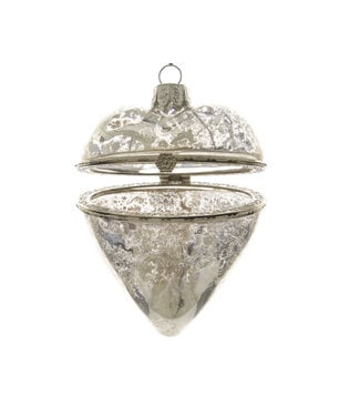 Boule cadeau en verre cœur