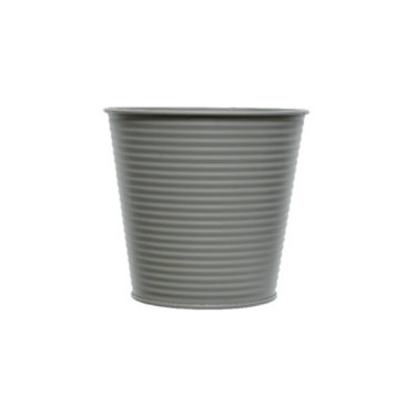 Cache-pot en fer taupe 5,5''