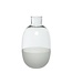 Vase verre arrondi sable 13"