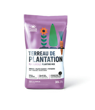 Passion Jardins Terreau plantation bio passion jardin 30 litres