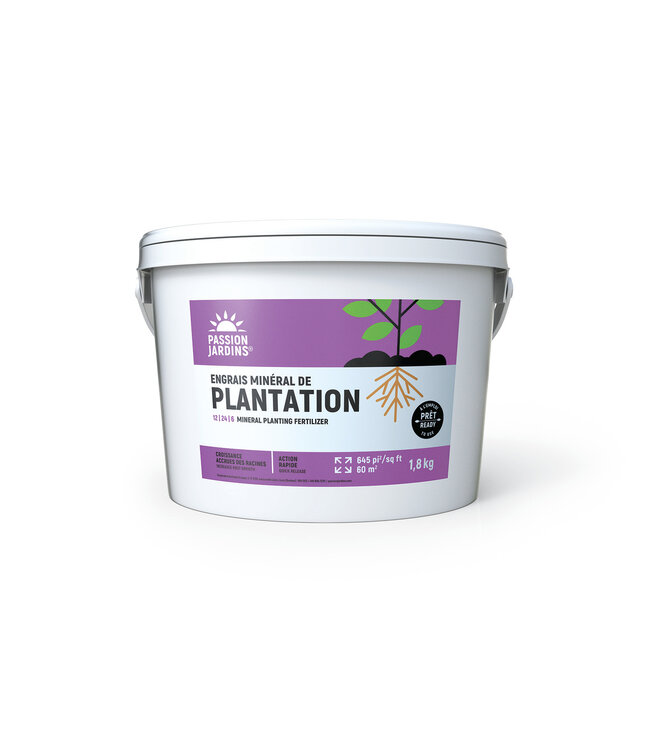 Engrais minéral de plantation 12-24-6 | Racines Solides (1,8 kg)