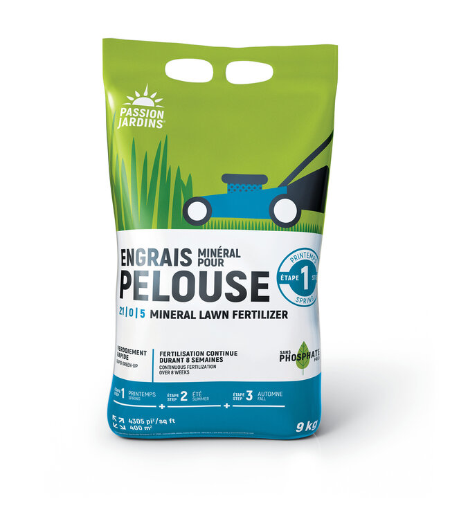 Engrais printemps 21-0-5 (étape 1) | Pelouse verdoyante et résistante