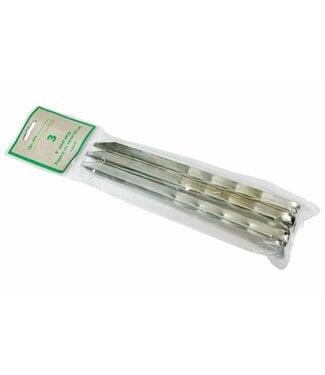 Piquets de métal pour bordure paquet de 3