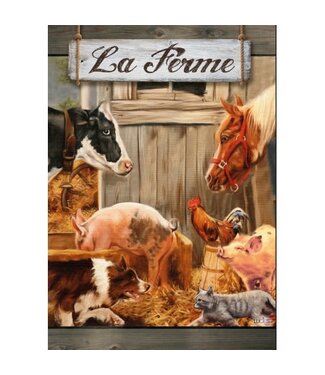 Drapeau la ferme 28x40 po