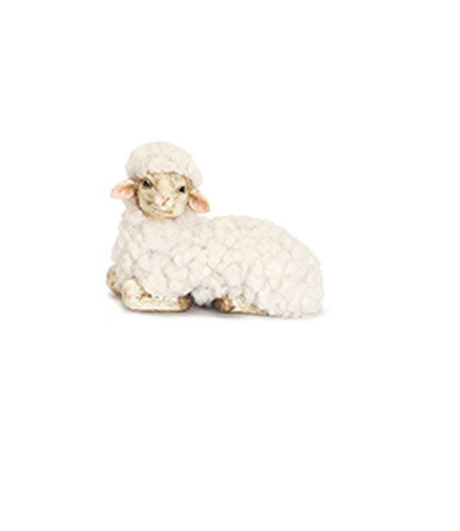Mouton couché résine | Mignon