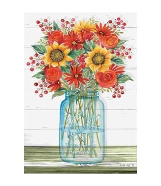 Drapeau - Fleurs en pot