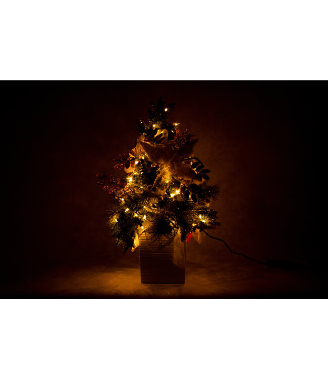 Arrangement sapin Douce Romance