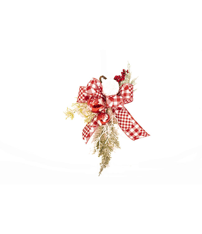 Arrangement pour la porte matin de Noël