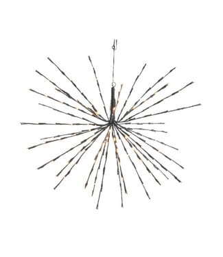 Étoile lumineuse DEL 160L classic fil noir