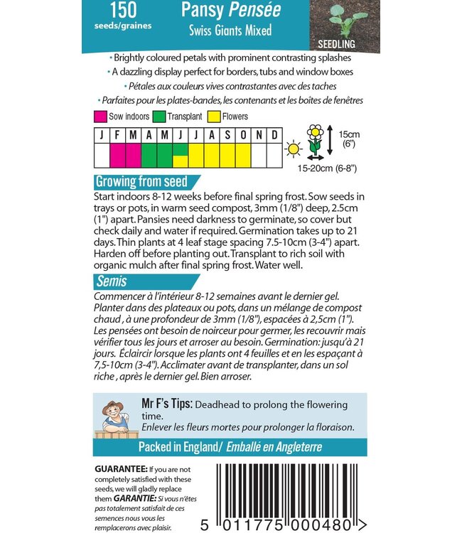 Pensee Swiss Giants Mixed
