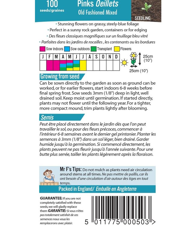 Mr. Forthergill's Oeillets Old Fashioned Mixed