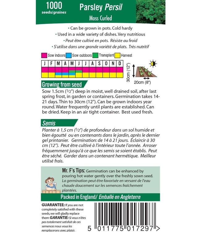 Mr. Forthergill's Persil Moss Curled