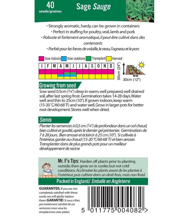 Mr. Fothergill's Sauge