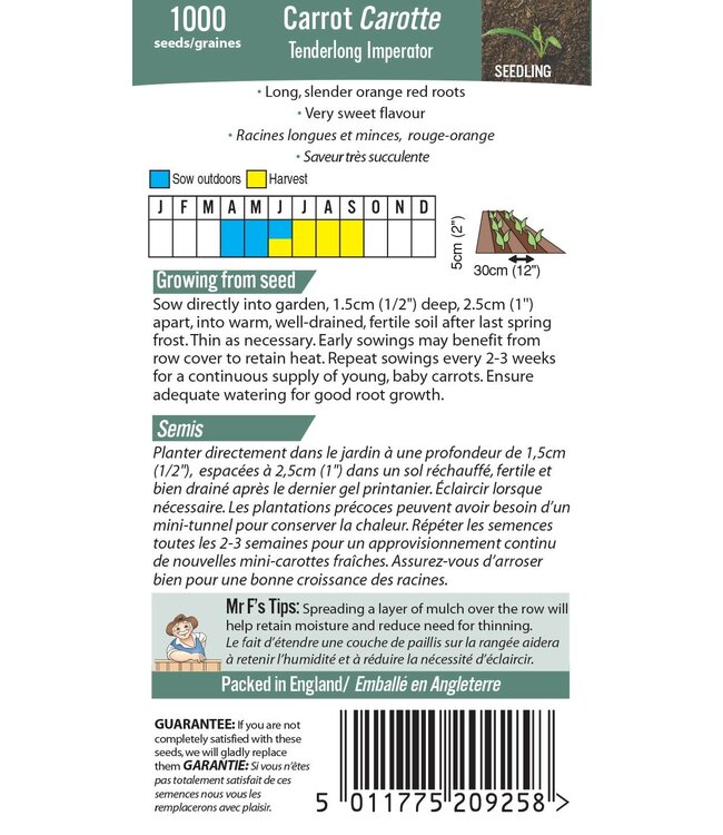 Carotte Tenderlong Imperator