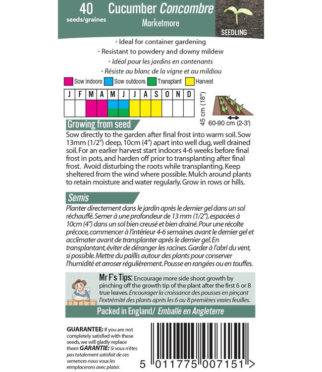 Concombre Marketmore
