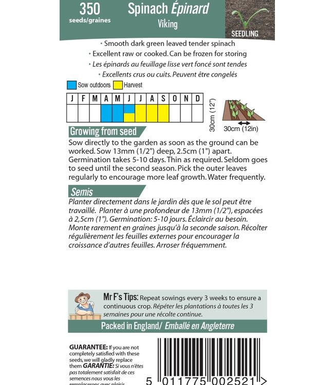 Mr. Fothergill's Épinard Viking