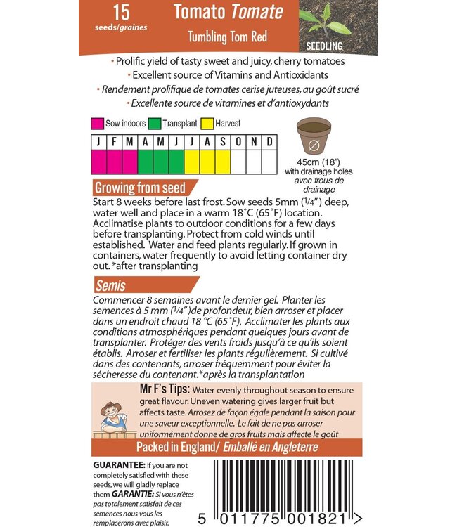 Tomate Tumbling Tom Red