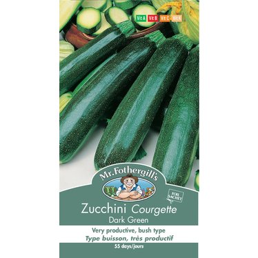 Mr. Fothergill's Courgette Dark Green