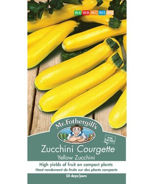 Mr. Fothergill's Courgette Yellow Zucchini