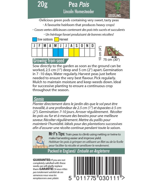 Pois Kelvedon Wonder