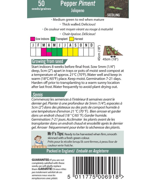 Mr. Fothergill's Piment Jalapeno