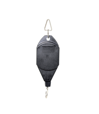 Dispositif d'accrochage réglable pour mangeoire ou jardinière