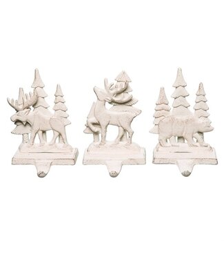 Accroche bas de Noël métal ours