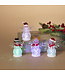 Père-Noël acrylique illuminé 4,25 po