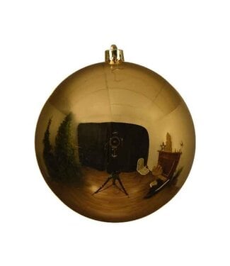 Boule de Noël or clair brillante